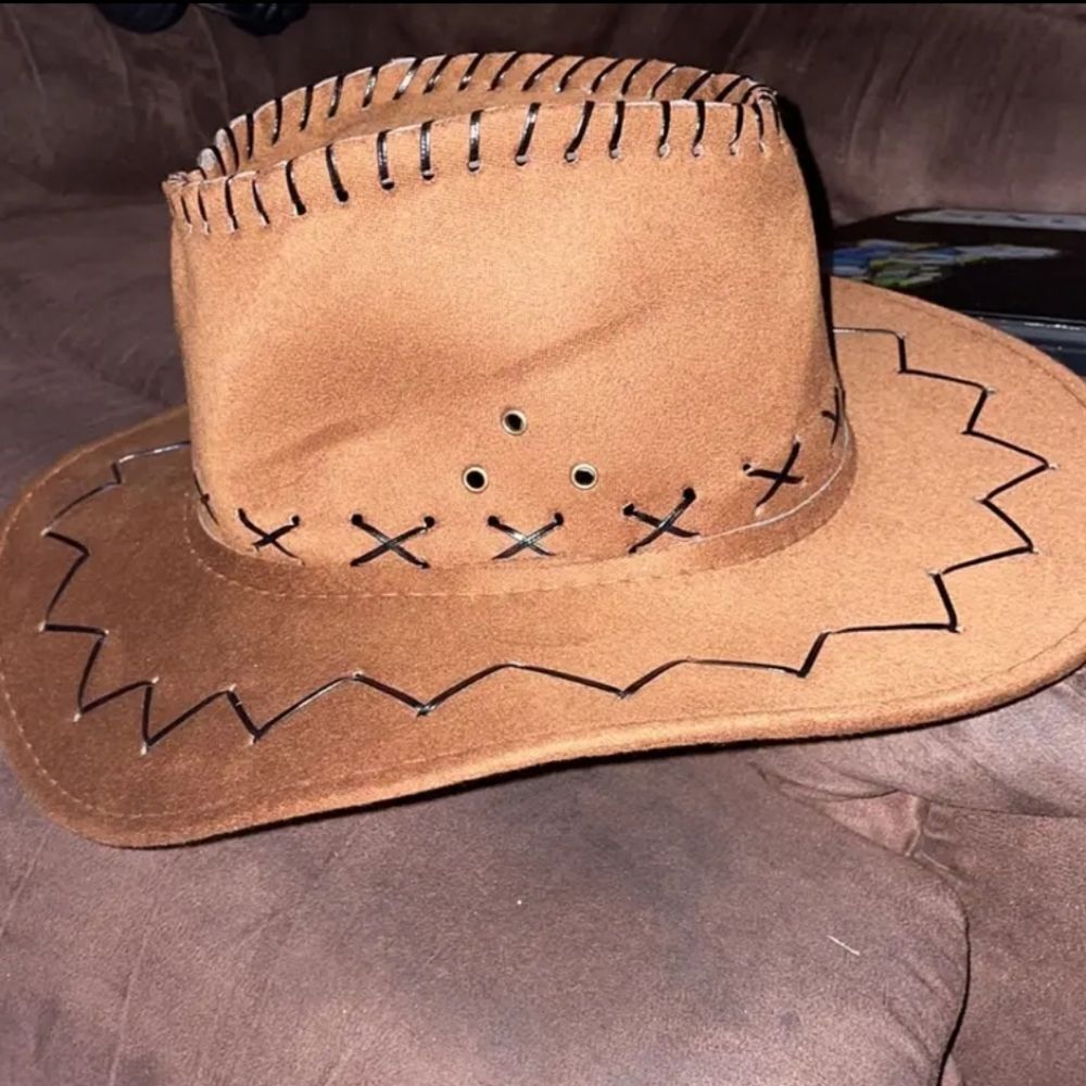 Stylish Light Coffee Cowboy Hat - Picture 2 of 5